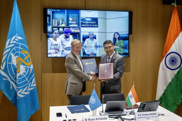 Agreement of Support by the Government of the Republic of India for the WHO Global Traditional Medicine Centre, 31 July 2024