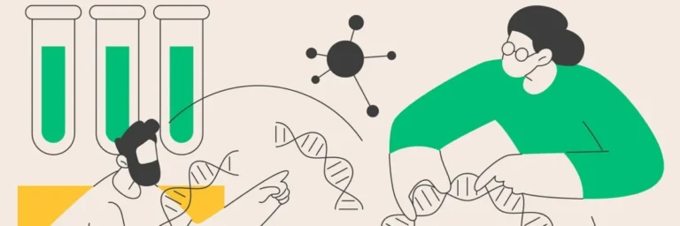 Gene therapy abstract concept vector illustration.